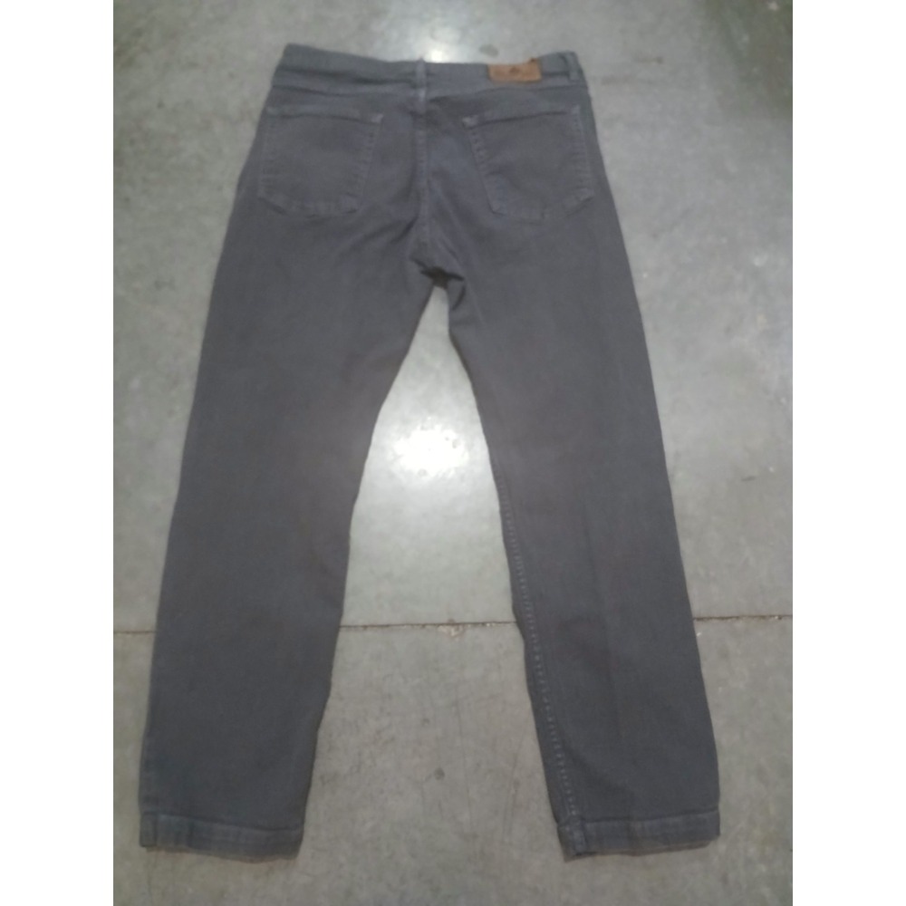 American Giant Pants Mens 32X28 (Tag 34x30) Gray Roughneck Canvas Slim USA - Picture 4 of 8
